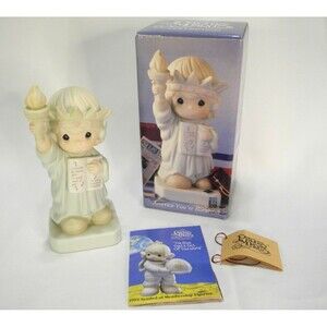 Precious Moments Figurine- America‎ You're Beautiful-#528862 Porcelain 1993